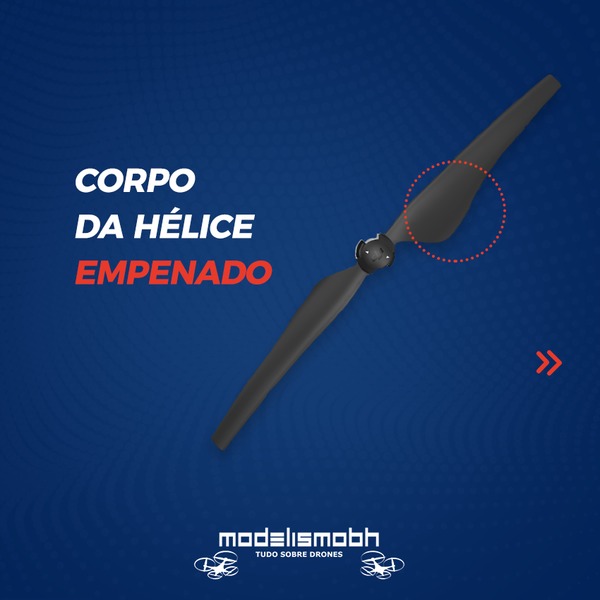 Corpo da Hélice Empenado