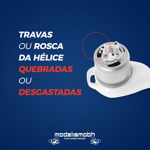 Travas ou Rosca da Hélice Quebradas 