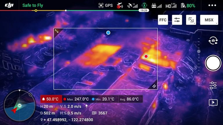 Inspeção Termal com Drones: conheça as possibilidades, facilidades e câmeras DJI Zenmuse que realizam essa função