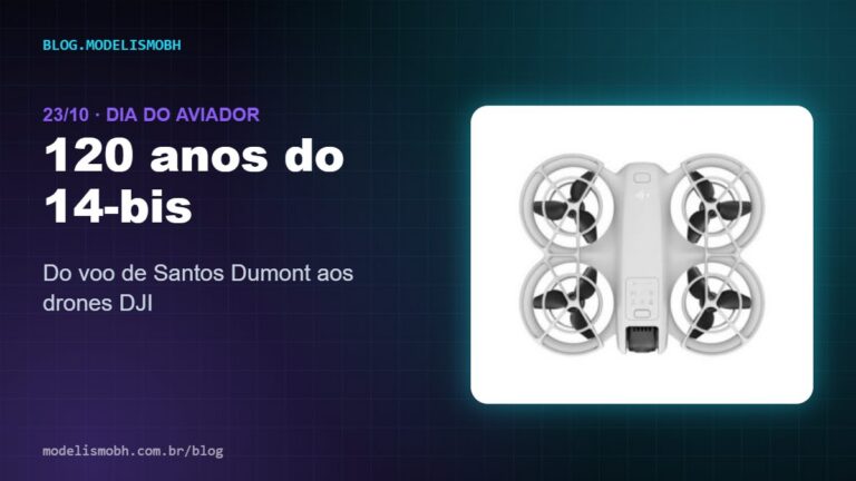 120 anos do 14-bis: do voo de Santos Dumont aos drones DJI
