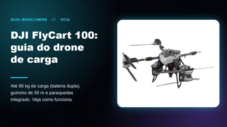 DJI FlyCart 100: guia do drone de carga de até 85 kg