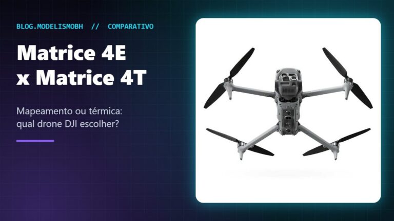 DJI Matrice 4E x Matrice 4T: qual drone enterprise escolher?
