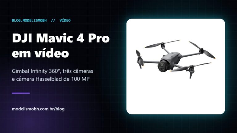Vídeo: DJI Mavic 4 Pro, Gimbal Infinity e três câmeras